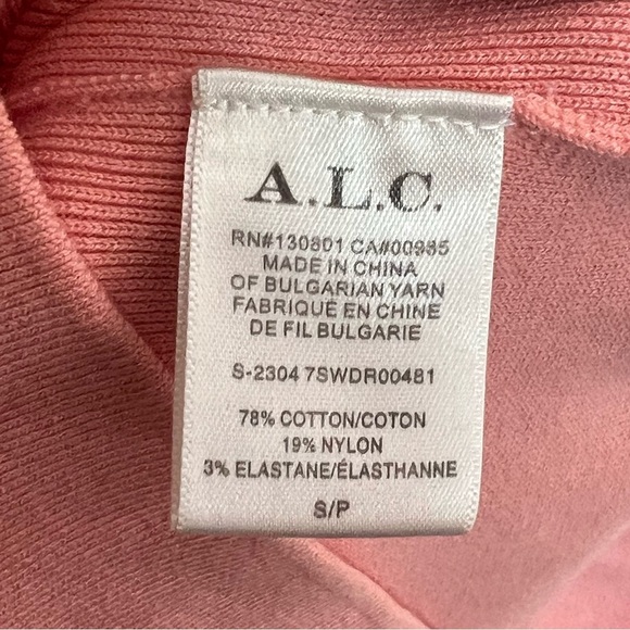 ALC Marc Ribbed Racerback Midi Bodycon Dress - Picture 14 of 15